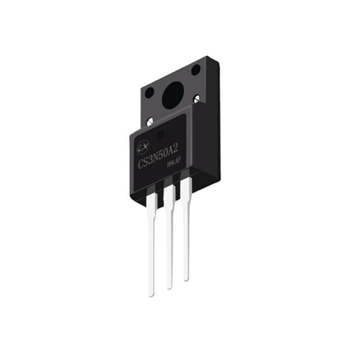 3A 500V 2.85Ω N চ্যানেল MOSFET TO-220F স্থিতিশীল ট্রানজিস্টর