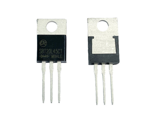 20A45V SBT20L45CT ক্ষুদ্র স্যুইচড মোড পাওয়ার সাপ্লাইগুলির জন্য নিম্ন ভিএফ শটকি ডায়োড
