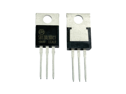30A100V SBT30L100CT পাওয়ার সাপ্লাই ইউনিট TO-220AB এর জন্য নিম্ন সামনের ভোল্টেজ Schottky