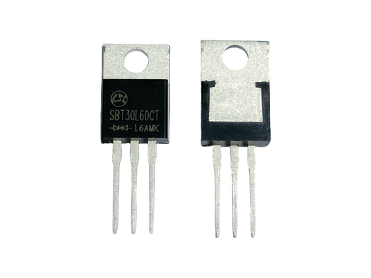 30A60V SBT30L60CT কম ভোল্টেজ ফরওয়ার্ড স্কটকি শিল্পের জন্য TO-220AB