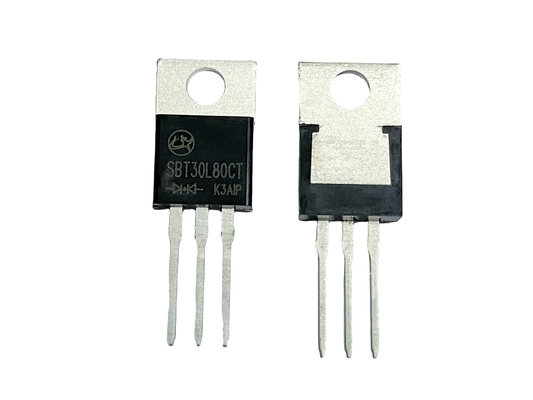 30A80V TO-220AB SBT30L80CT দ্রুত স্যুইচিং গতি কম ভিএফ শটকি