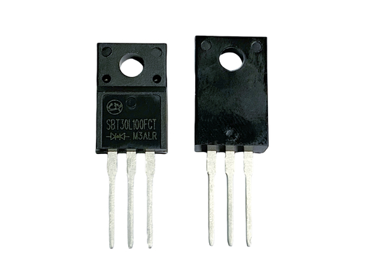 30A100V SBT30L100FCT দ্রুত স্যুইচিং গতি নিম্ন ভিএফ Schottky Diodes TO-220F