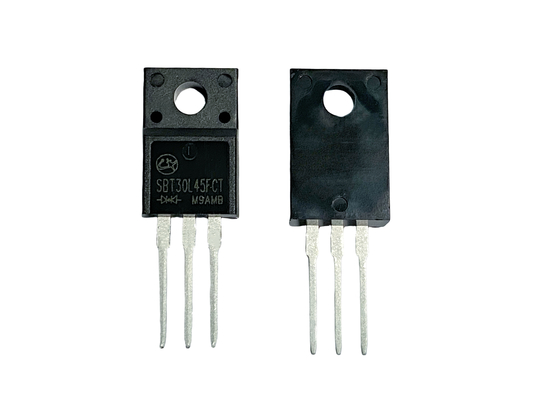30A45V SBT30L45FCT দ্রুত সুইচিং গতি TO-220F সহ নিম্ন ভিএফ ডায়োড