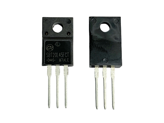 20A45V SBT20L45FCT TO-220F রেক্টিফায়ার এবং অ্যাডাপ্টারের জন্য নিম্ন ভিএফ শটকি ডায়োড