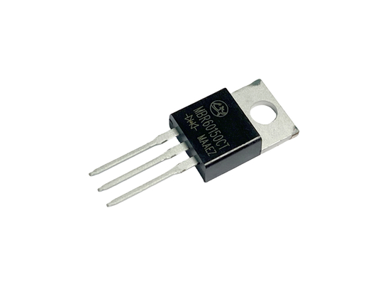 60A150V TO-220AB দ্রুত সুইচিং গতির সাথে Schottky বাধা ডায়োড MBR60150CT