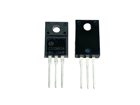 10A600V CS10N60A2 TO-220F কম অন প্রতিরোধের মোটর নিয়ন্ত্রণ উচ্চ ভোল্টেজ Mosfet জন্য শিল্প