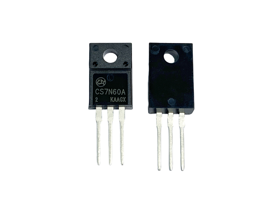 7A600V উচ্চ ব্রেকডাউন ভোল্টেজ মোসফেট CS7N60A2 থেকে 220F কম সিআইএস সহ