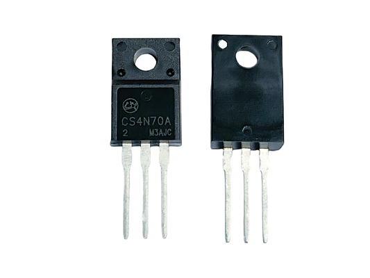 4A700V TO-220F CS4N70A2 সুইচ মোড পাওয়ার সাপ্লাই জন্য দ্রুত স্যুইচিং উচ্চ ভোল্টেজ MOSFET