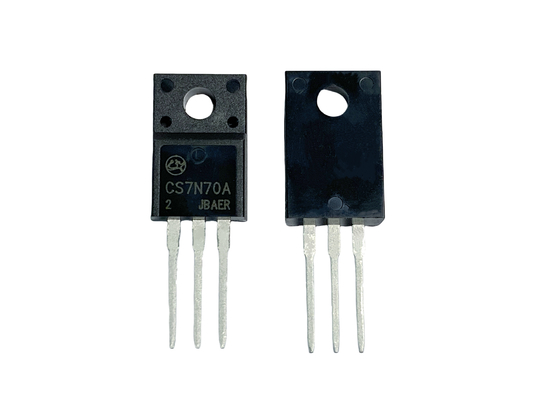 7A700V TO-220F CS7N70A2 HV MOSFET মোটর নিয়ন্ত্রণ সুইচ মোড পাওয়ার সাপ্লাই জন্য