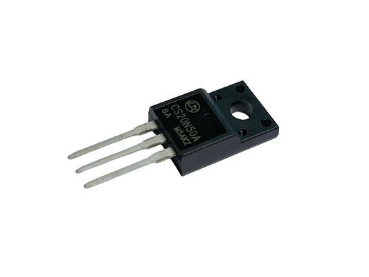 20A500V উচ্চ ভোল্টেজ MOSFET N-Type CS20N50A8 TO-220F পাওয়ার সাপ্লাই জন্য