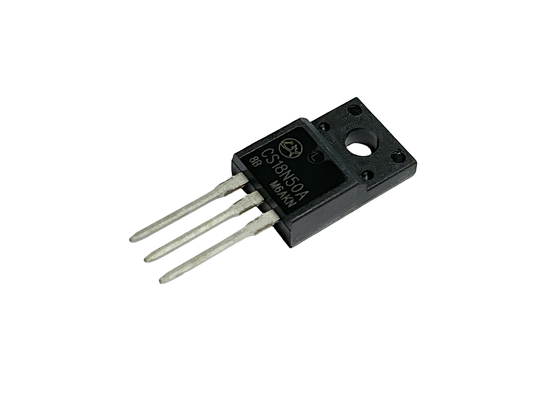 18A500V CS18N50A8 TO-220F ঘন ফ্রেম অবিচ্ছিন্ন বিদ্যুৎ সরবরাহের জন্য উচ্চ ভোল্টেজ মোসফেট
