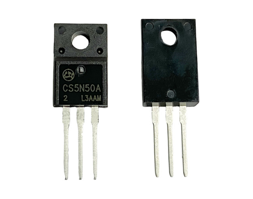 5A500V CS5N50A2 হাই ভোল্টেজ MOSFET 100% হাই ভোল্টেজ অ্যাপ্লিকেশনের জন্য Avalanche পরীক্ষিত N চ্যানেল
