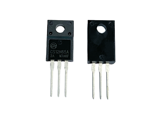 12A650V উচ্চ ভোল্টেজ MOSFET কম ON প্রতিরোধের জন্য অ্যাডাপ্টার CS12N65A2 TO-220F