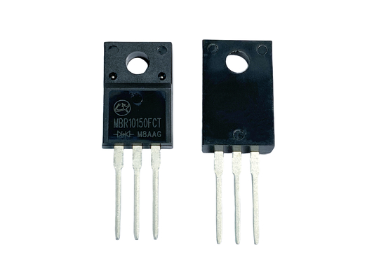 10A 150V MBR10150FCT উচ্চ ফ্রিকোয়েন্সি সুইচিং এবং বোর্ড ডিসি / ডিসি রূপান্তরকারী জন্য সাশ্রয়ী মূল্যের Schottky বাধা ডায়োড