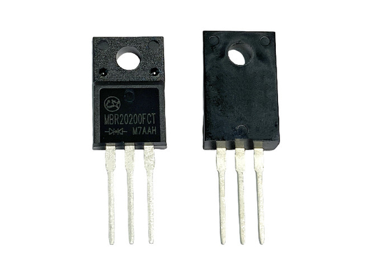 মোটর ড্রাইভের জন্য 20A 200V Schottky ডায়োড এবং নিম্ন ভিএফ ফরওয়ার্ড ভোল্টেজ MBR20200FCT
