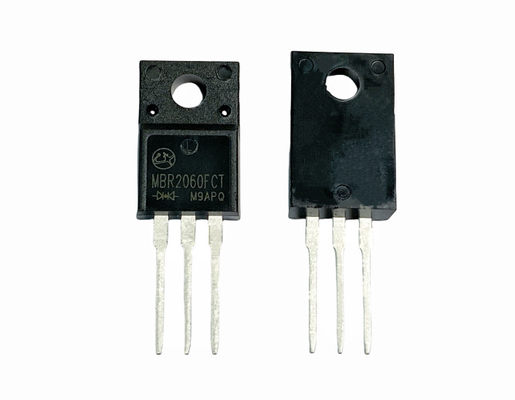 20A600V উচ্চ ফ্রিকোয়েন্সি সুইচ বিদ্যুৎ সরবরাহের জন্য Schottky বাধা ডায়োড MBR2060FCT