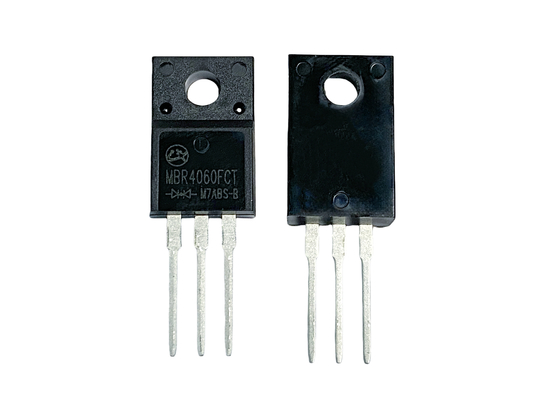 40A60V লো ভিএফ স্কটকি বাধা ডায়োড মিনিটিউর সুইচড মোড পাওয়ার সাপ্লাইগুলির জন্য MBR4060FCT