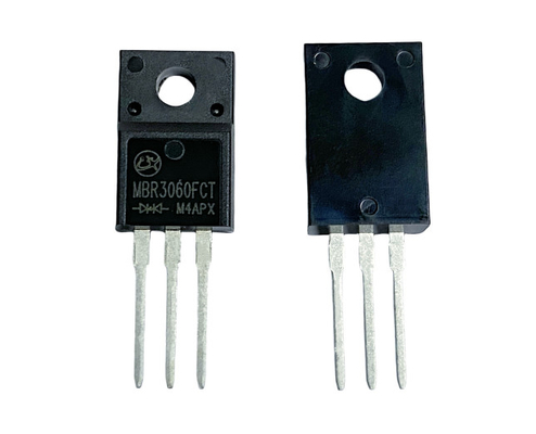 এসি থেকে ডিসিতে রূপান্তর করার জন্য 30A 60V Schottky বাধা ডায়োড সংশোধনকারী সার্কিট MBR3060FCT