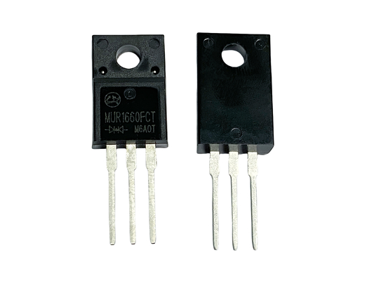 সৌর প্যানেল কনফিগারেশনের জন্য 16A600V দ্রুত পুনরুদ্ধার ডায়োড MUR1660FCT