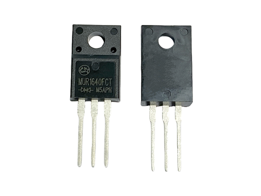 16A400V TO-220F ফাস্ট রিকভারি ডায়োড 15-35ns পাওয়ার রিক্টিফায়ার MUR1640FCT এর জন্য