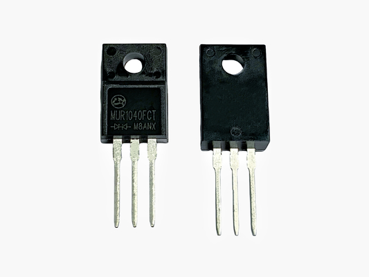 10A/400V 15-35ns পুনরুদ্ধার Rohs ডায়োড 10A400V MUR1040FCT