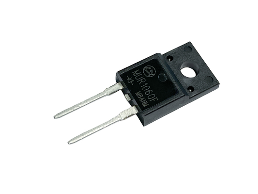 TO-220FAC উচ্চ ফ্রিকোয়েন্সি ইনভার্টার MUR1060F এর জন্য অতি দ্রুত পুনরুদ্ধার সংশোধনকারী