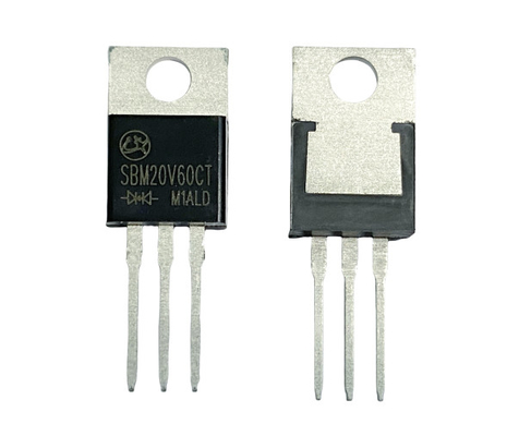 স্যুইচিং স্পিড LED আলো জন্য নিম্ন VF Schottky ডায়োড SBM20V60CT ROHS
