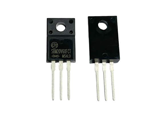 20V600A LED আলো জন্য উচ্চ বর্তমান নিম্ন VF Schottky ডায়োড SBM20V60FCT TO-220F